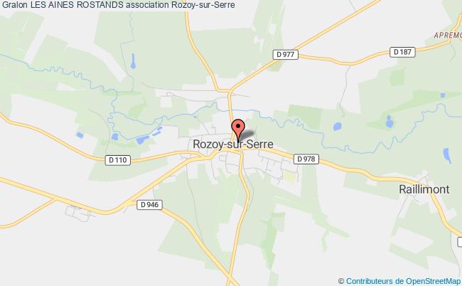 plan association Les Aines Rostands Rozoy-sur-Serre
