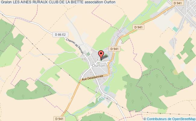 plan association Les Aines Ruraux Club De La Biette Ourton