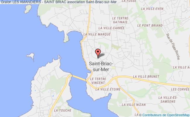 plan association Les Amandiers - Saint Briac Saint-Briac-sur-Mer