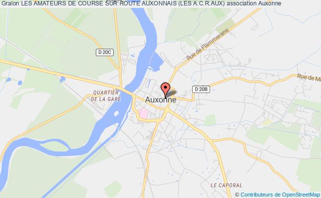 plan association Les Amateurs De Course Sur Route Auxonnais (les A.c.r.aux) Auxonne
