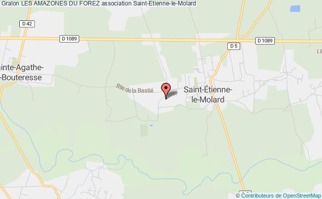 plan association Les Amazones Du Forez Saint-Étienne-le-Molard