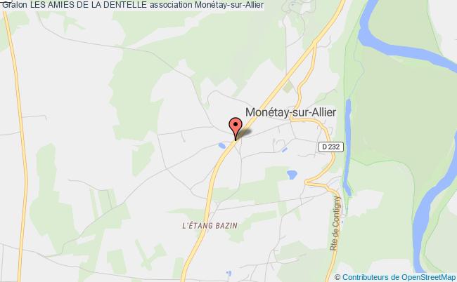 plan association Les Amies De La Dentelle Monétay-sur-Allier