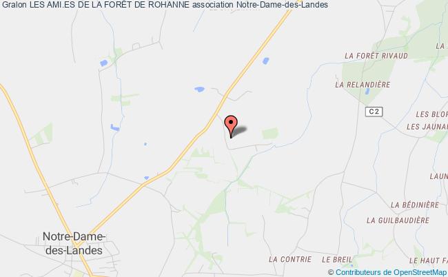 plan association Les Ami.es De La ForÊt De Rohanne Notre-Dame-des-Landes