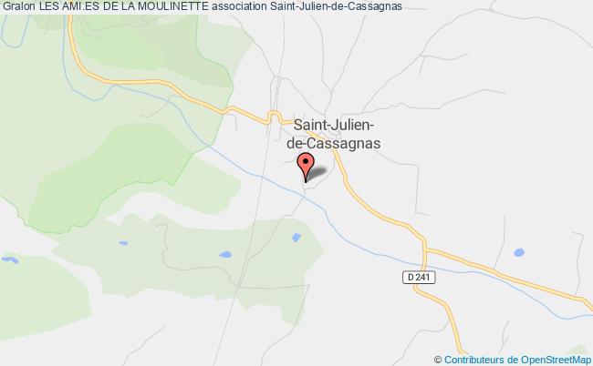 plan association Les Ami.es De La Moulinette Saint-Julien-de-Cassagnas