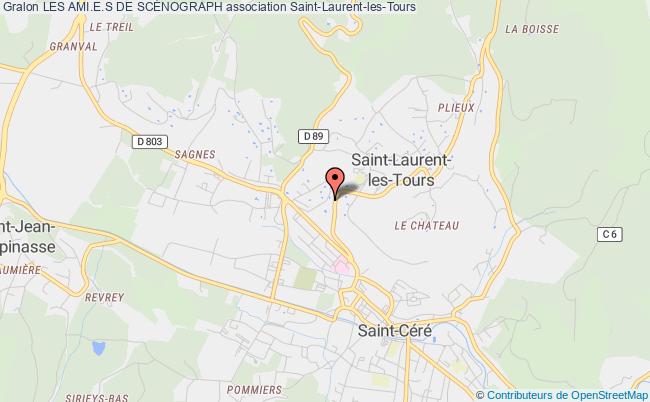 plan association Les Ami.e.s De ScÉnograph Saint-Laurent-les-Tours