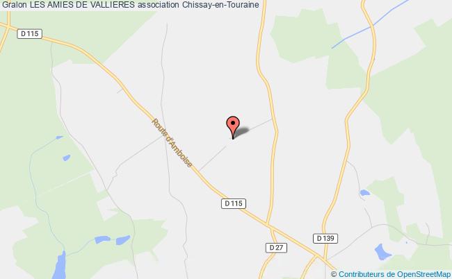 plan association Les Amies De Vallieres Chissay-en-Touraine