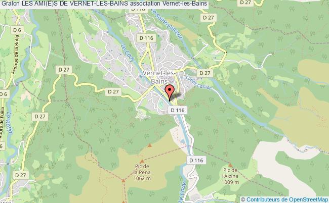 plan association Les Ami(e)s De Vernet-les-bains Vernet-les-Bains