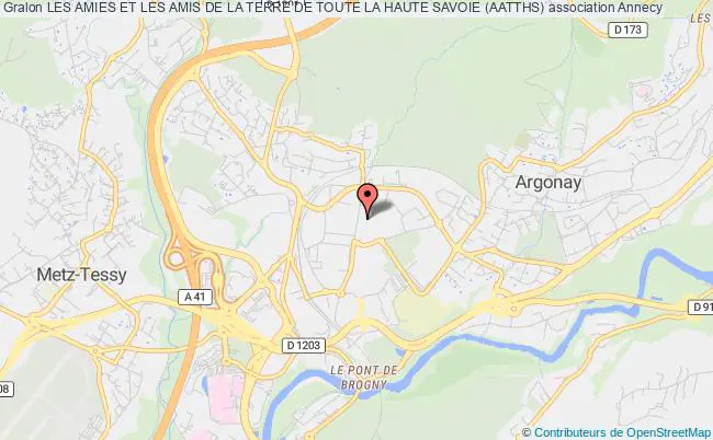 plan association Les Amies Et Les Amis De La Terre De Toute La Haute Savoie (aatths) Annecy