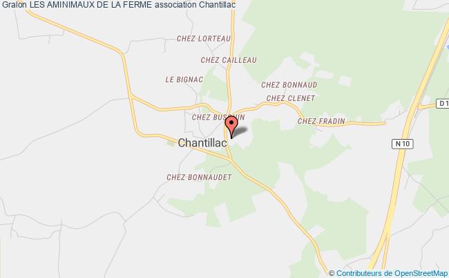 plan association Les Aminimaux De La Ferme Chantillac