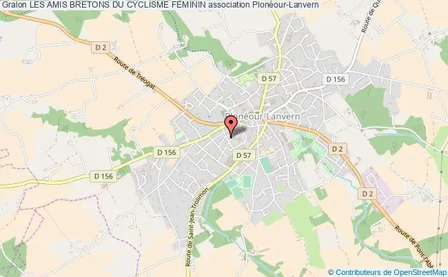 plan association Les Amis Bretons Du Cyclisme FÉminin Plonéour-Lanvern