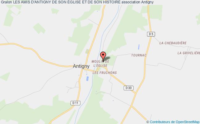 plan association Les Amis D'antigny De Son Église Et De Son Histoire Antigny