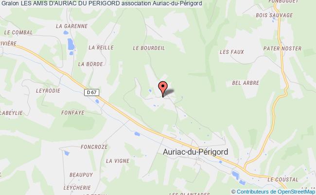 plan association Les Amis D'auriac Du Perigord Auriac-du-Périgord