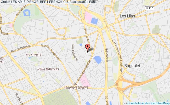 plan association Les Amis D'engelbert French Club Paris
