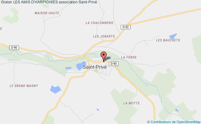 plan association Les Amis D'harpignies Saint-Privé