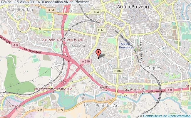 plan association Les Amis D'henri Aix-en-Provence