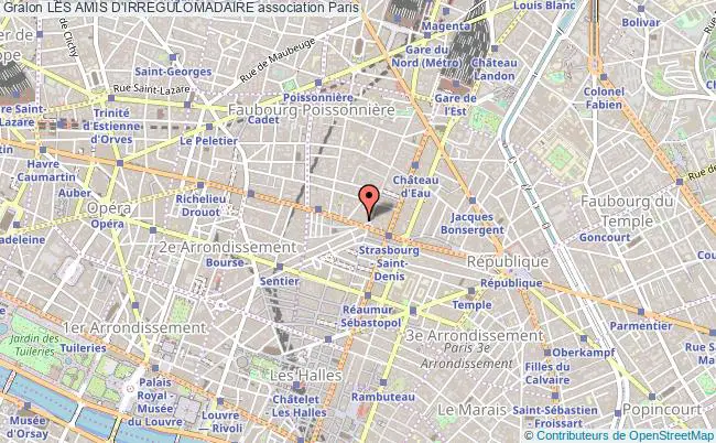 plan association Les Amis D'irregulomadaire Paris