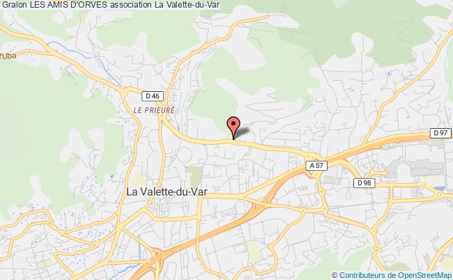 plan association Les Amis D'orves La    Valette-du-Var