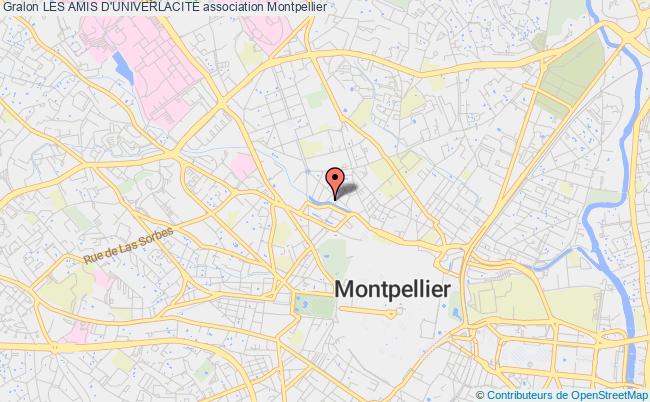 plan association Les Amis D'univerlacitÉ Montpellier