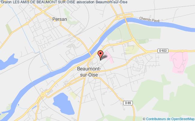 plan association Les Amis De Beaumont Sur Oise Beaumont-sur-Oise