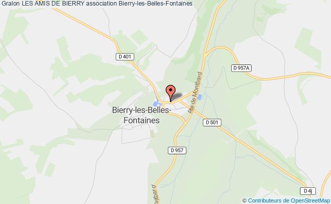 plan association Les Amis De Bierry Bierry-les-Belles-Fontaines