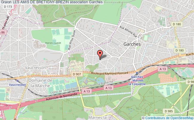 plan association Les Amis De Bretigny-brezin Garches