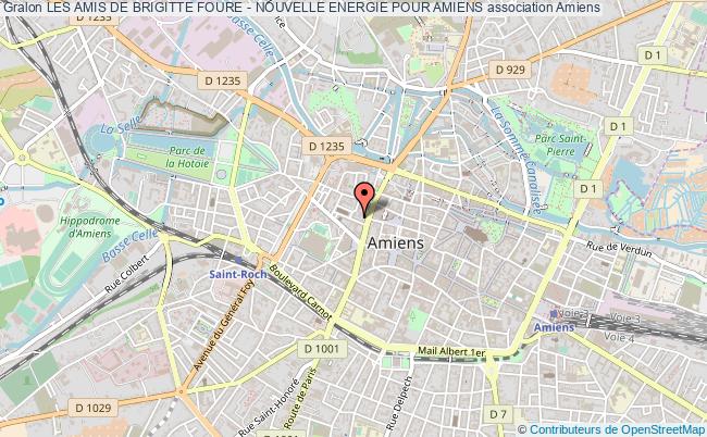 plan association Les Amis De Brigitte Foure - Nouvelle Energie Pour Amiens Amiens