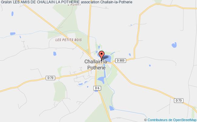plan association Les Amis De Challain La Potherie Challain-la-Potherie