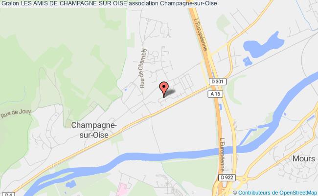 plan association Les Amis De Champagne Sur Oise Champagne-sur-Oise
