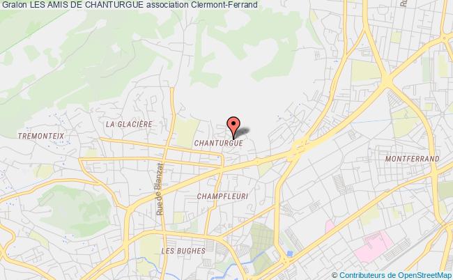 plan association Les Amis De Chanturgue Clermont-Ferrand