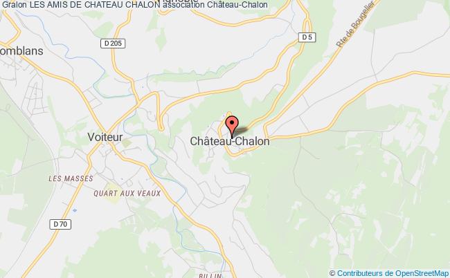 plan association Les Amis De Chateau Chalon Château-Chalon