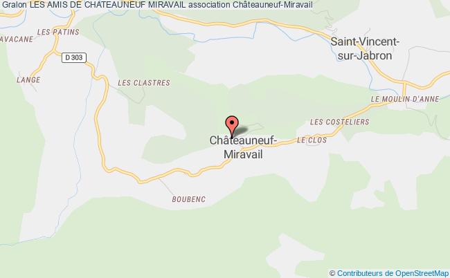 plan association Les Amis De Chateauneuf Miravail Châteauneuf-Miravail