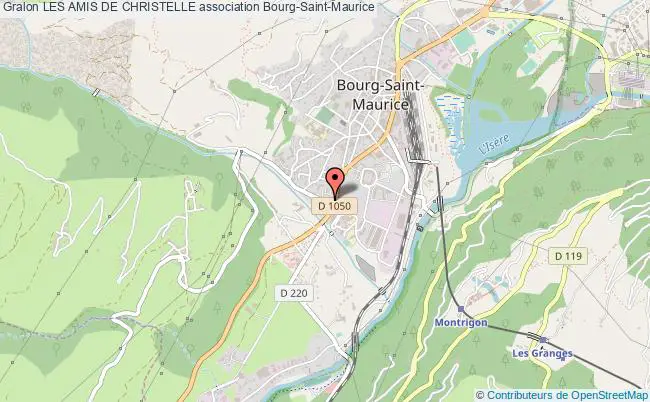 plan association Les Amis De Christelle Bourg-Saint-Maurice