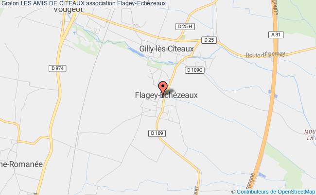plan association Les Amis De Citeaux Flagey-Echézeaux
