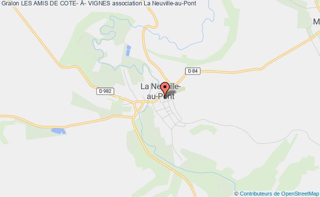 plan association Les Amis De Cote- Â- Vignes La    Neuville-au-Pont
