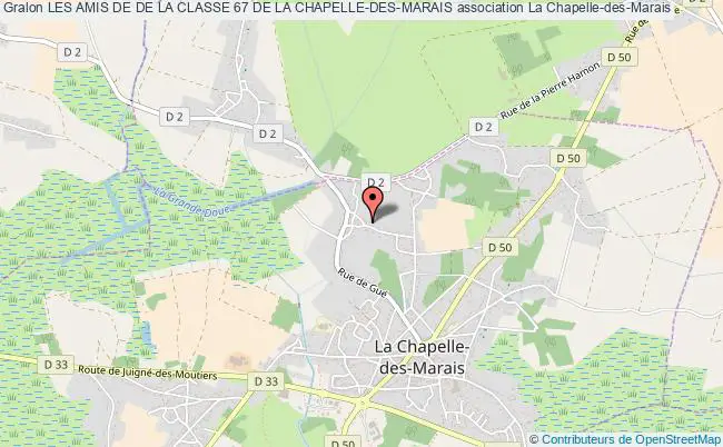 plan association Les Amis De De La Classe 67 De La Chapelle-des-marais La Chapelle-des-Marais