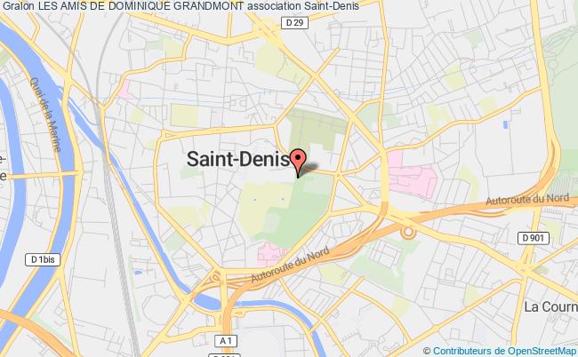 plan association Les Amis De Dominique Grandmont Saint-Denis