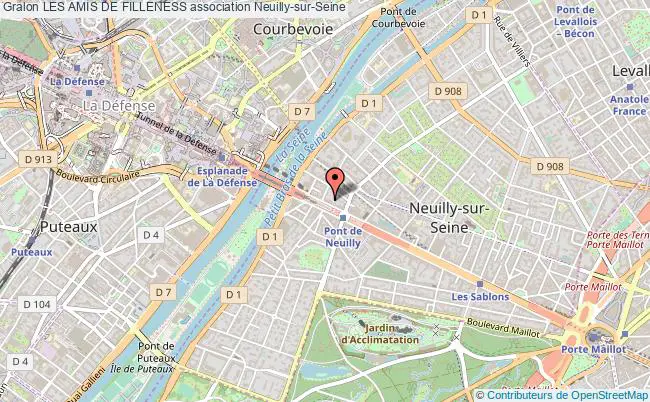 plan association Les Amis De Filleness Neuilly-sur-Seine