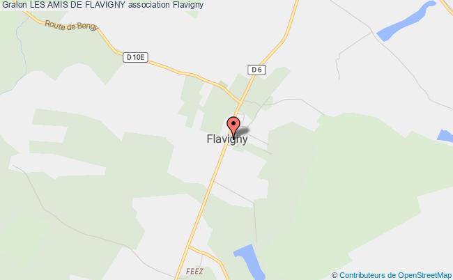 plan association Les Amis De Flavigny Flavigny