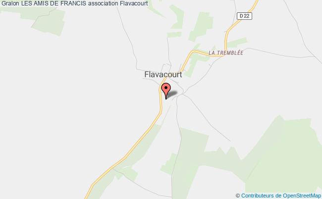 plan association Les Amis De Francis Flavacourt