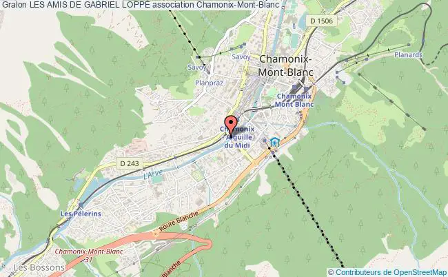 plan association Les Amis De Gabriel LoppÉ Chamonix-Mont-Blanc