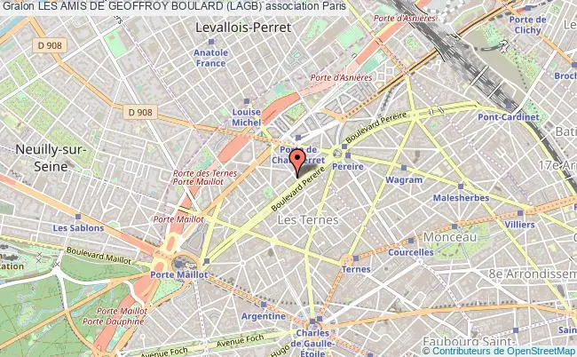 plan association Les Amis De Geoffroy Boulard (lagb) Paris