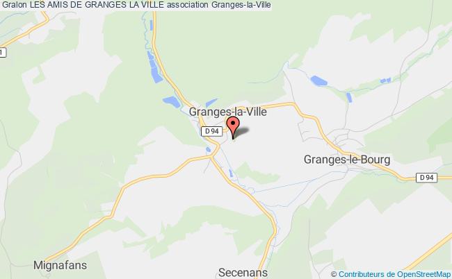 plan association Les Amis De Granges La Ville Granges-la-Ville