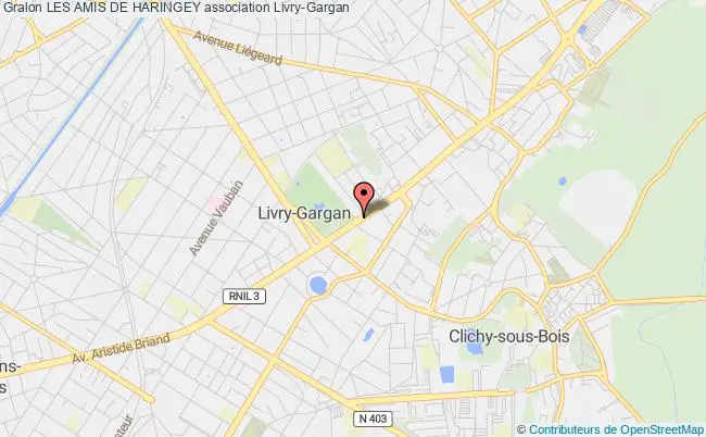 plan association Les Amis De Haringey Livry-Gargan