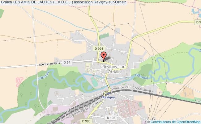 plan association Les Amis De Jaures (l.a.d.e.j.) Revigny-sur-Ornain