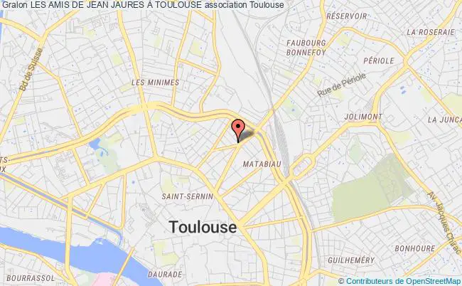 plan association Les Amis De Jean Jaures À Toulouse Toulouse