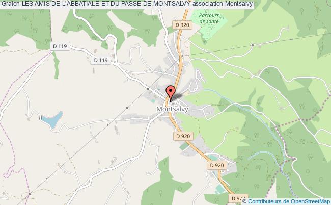 plan association Les Amis De L'abbatiale Et Du Passe De Montsalvy Montsalvy