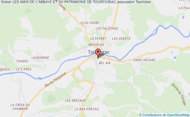 plan association Les Amis De L'abbaye Et Du Patrimoine De Tourtoirac Tourtoirac