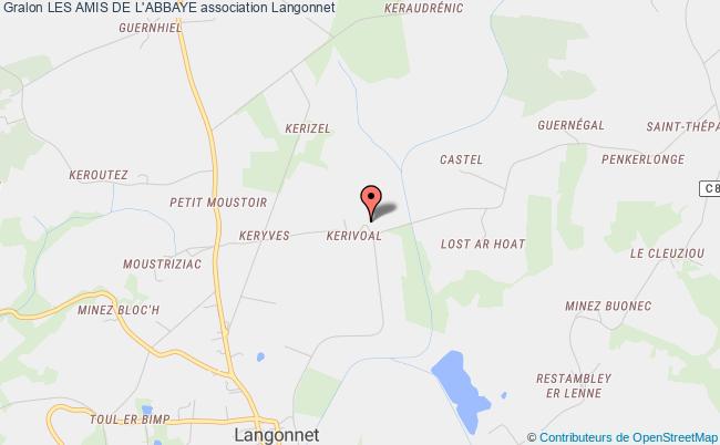 plan association Les Amis De L'abbaye Langonnet