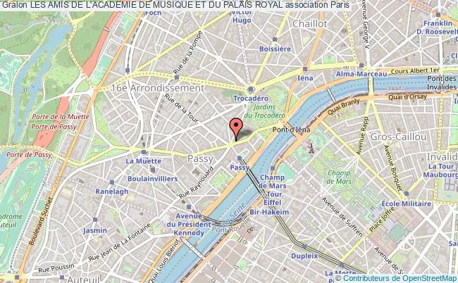 plan association Les Amis De L'academie De Musique Et Du Palais Royal Paris
