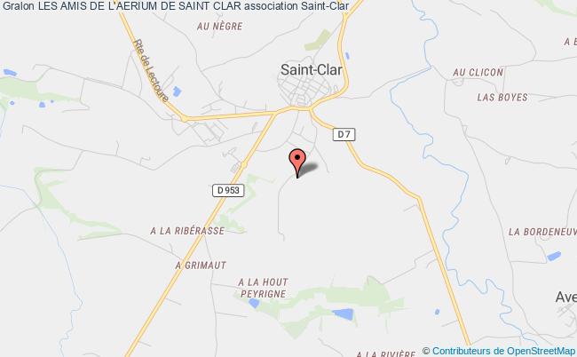 plan association Les Amis De L'aerium De Saint Clar Saint-Clar